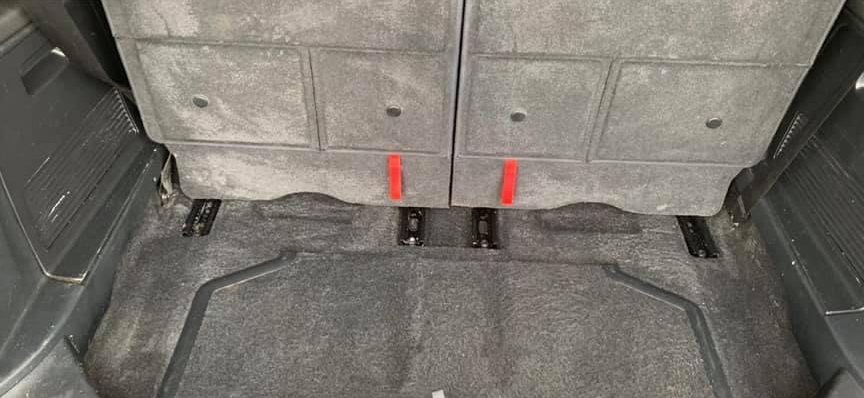 Boot floor after cleaning